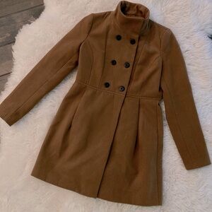 Zara Cognac, Lined Coat